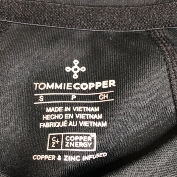 Tommie Copper Adjustable Back Support Leggings & SS Compression Shirt  S - Picture 5 of 12